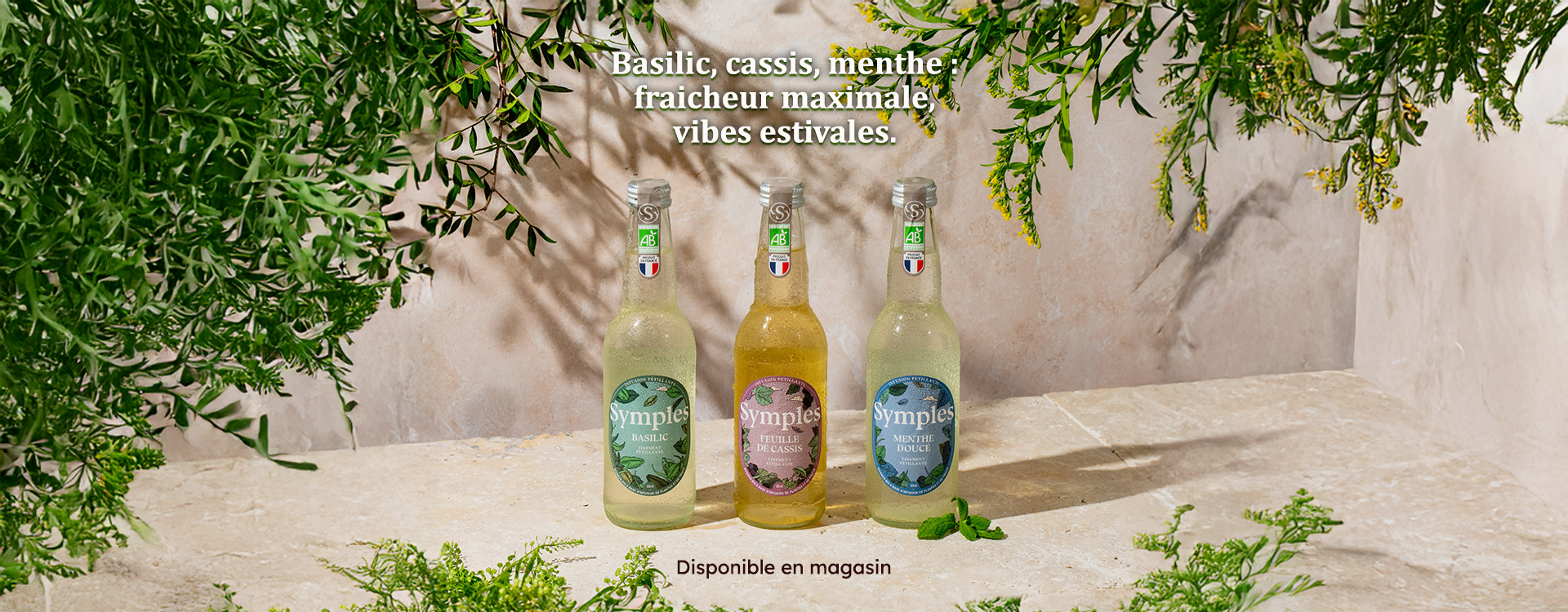 Collection d’été de bouteilles Symples